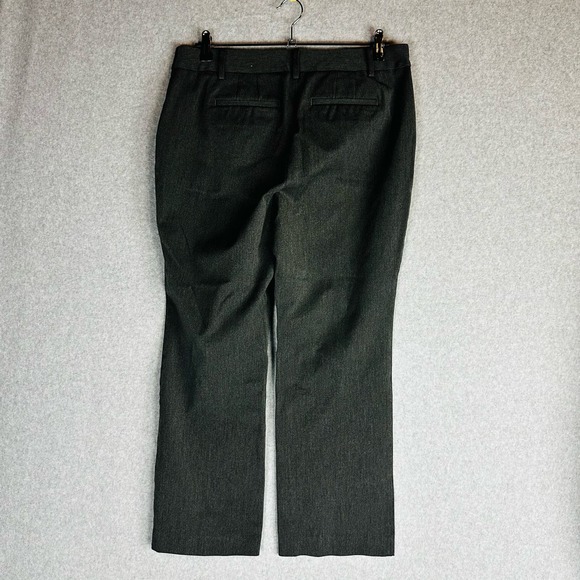 Talbots Womans 10P Petite Curvy Barely Boot Cut Dress Pants Grey Thick Stretch - Picture 5 of 7